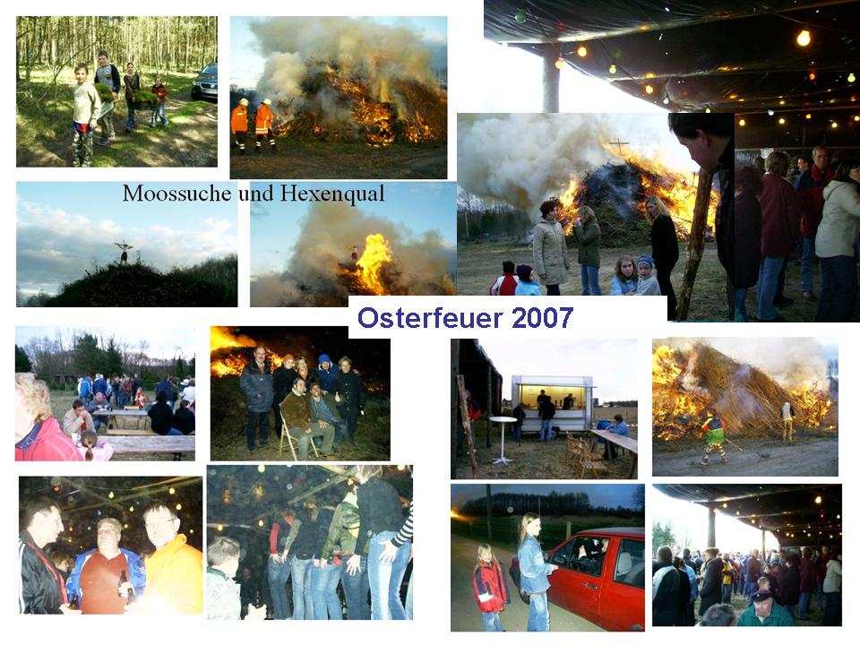 Osterfeuer 2007...