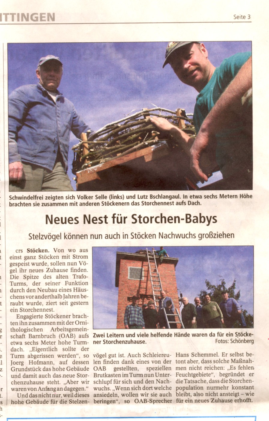 Isenhagener Kreisblatt am 14.04.2007...